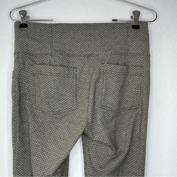 Athleta Delancey Herringbone Green Tight Leggings - Picture 5 of 8